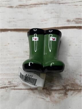Nora Fleming NEW Rain Boots Mini, Handpainted Figurine